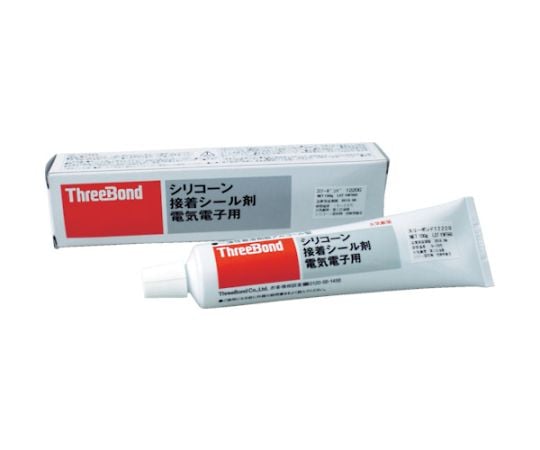 【期間限定!対象商品P2〜20倍】 電気・電子用シリコーン接着シール剤 100g 乳白色...