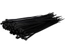 結束バンド ケーブルタイ 屋外用 黒 200×幅4.8mm 100本入 01281210 1パック(100本入)