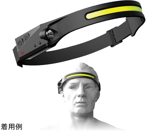 充電式 ヘッドライト 超軽量 タッチレスセンサー搭載 TRM-HD003 1個