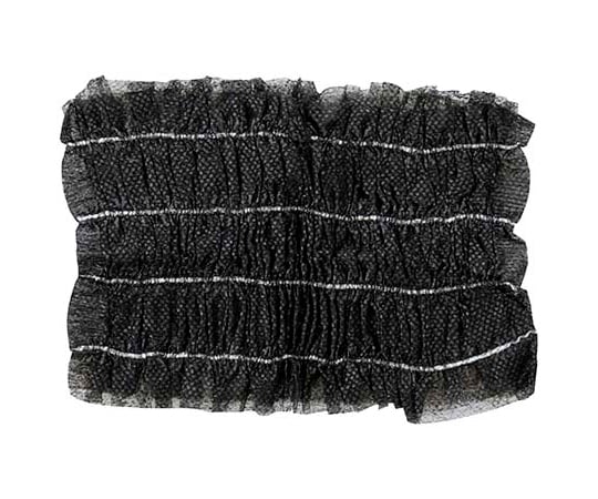 使い捨てヘアバンド（黒） 100枚　WN-019-BLK 1袋(100枚入)