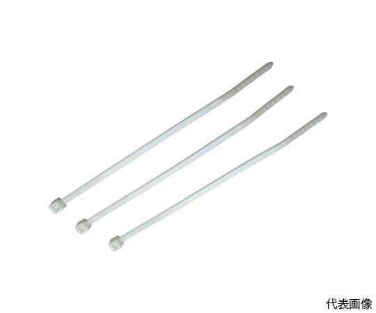 ナイロン結束バンド　白　（100本入）　PLT2S-C10 1袋(100本入)