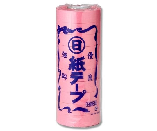 HEIKO 紐 紙テープ 桃 10巻　001530110 1パック(10巻入)