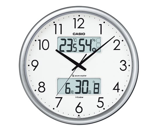 生活環境お知らせクロック (シルバー) ITM-650J-8JF 1個