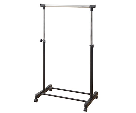 パイプハンガーラック（キャスター付）　シングル　MKS-S(BK)(S) 1台