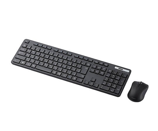 無線薄型フルキーボード＆マウス TK-FDM110MBK 1セット