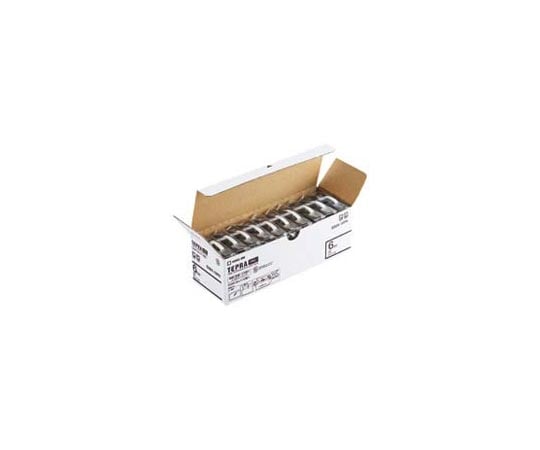 テプラ PROテープ 白に黒文字 12mm 10個 SS12K-10PN 1パック(10個入)