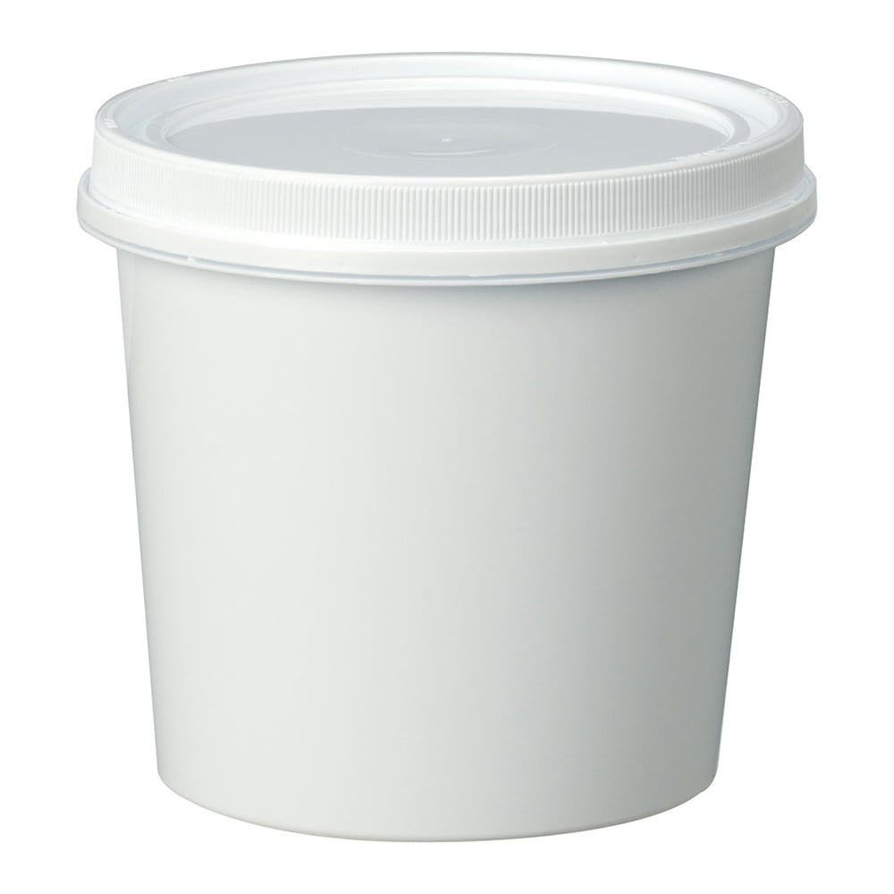 【全商品 ポイント10倍中】 密閉容器・ミニ 白 1000mL　DSP-1N 1個