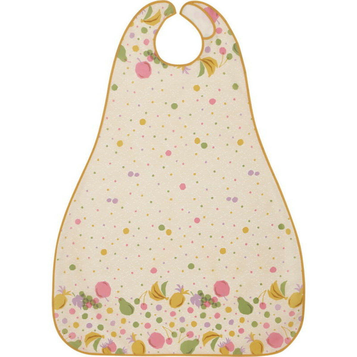 ◎食事用エプロンロングタイプ シャーベットオレンジ6068