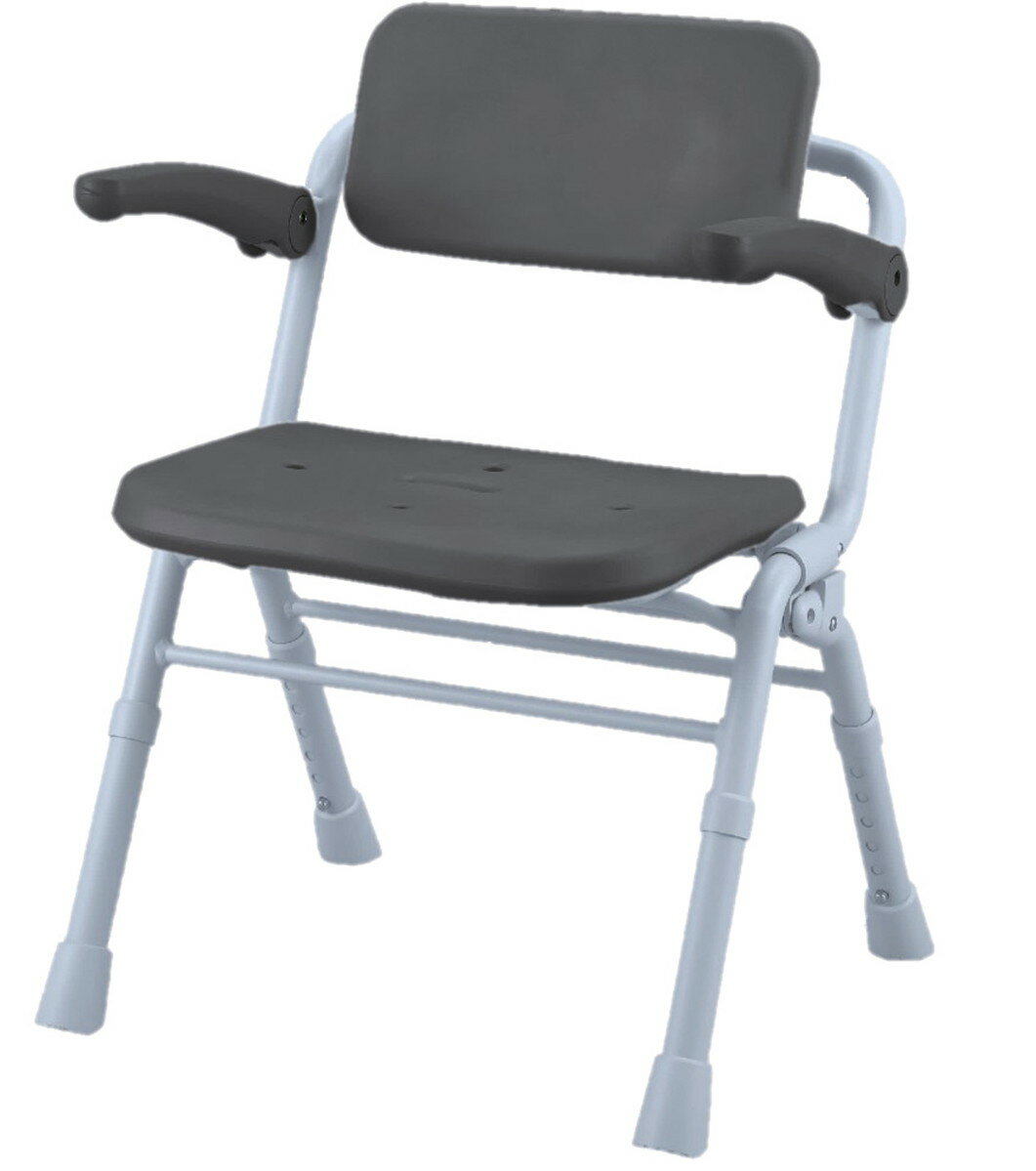 シャワーチェア(Air)ワイドSPワンタッチ モカブラウンPN-L41532BR