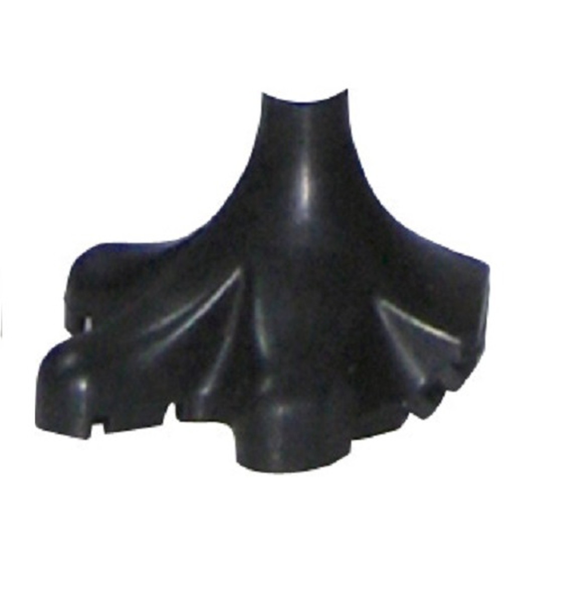 先ゴム165(ケアリングステッキカーボン用黒）C020