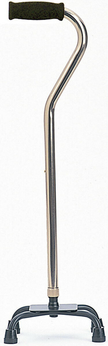 アルミ製四点杖スモールベース ブラウン 非MRA-01612