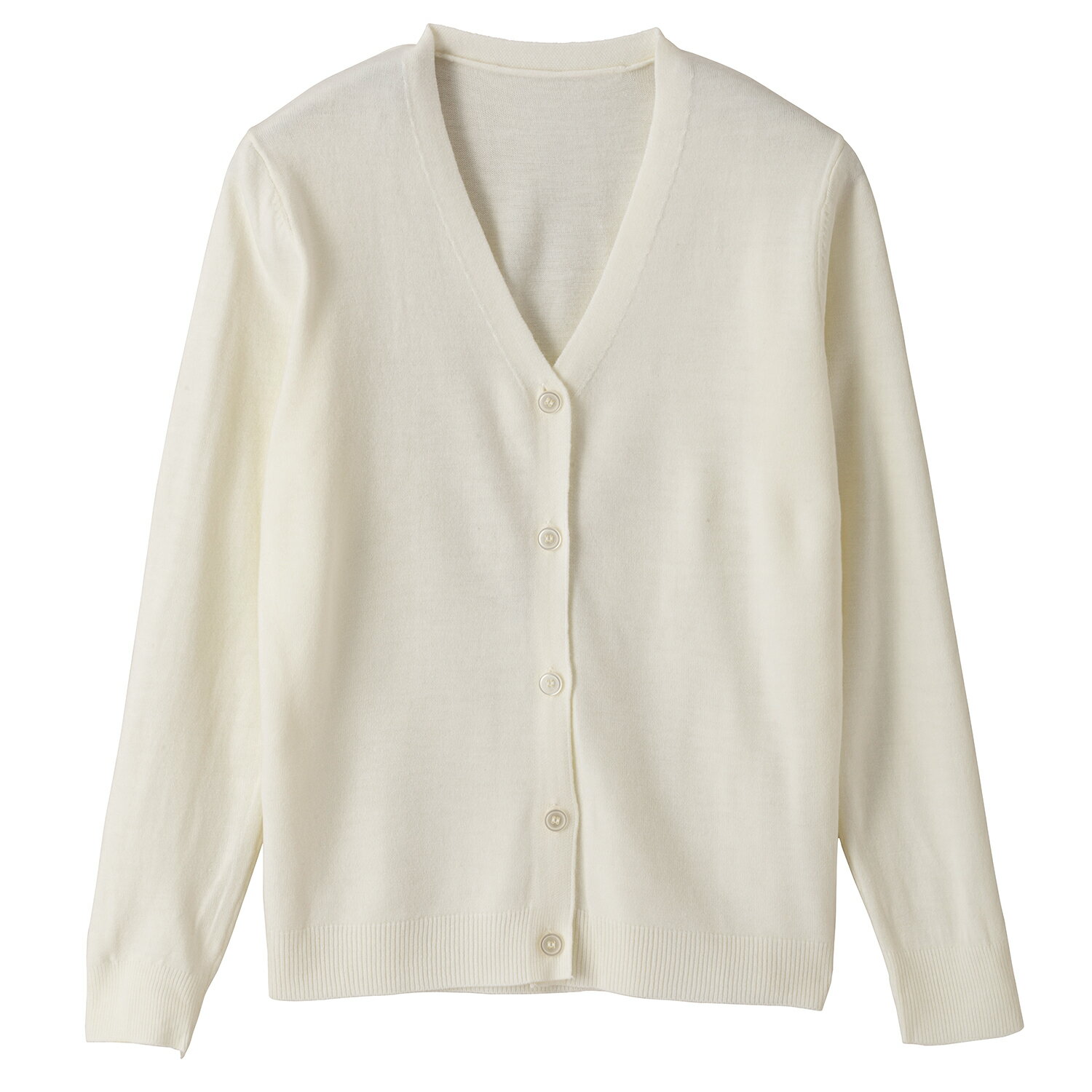 マツヨシ　カーディガン　レギュラー 25401800 マツヨシ LL MY-NS1200W(ホワイト)(4)