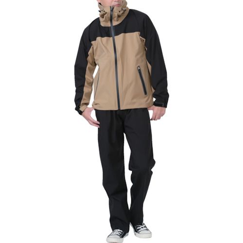 カジメイク　7572　4WAYストレッチシールドEX　ベージュ　LL　1着 (757204LL)