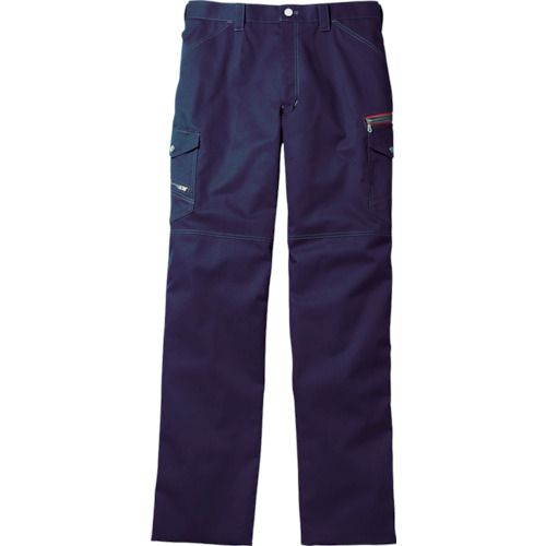 特長:●ワーカーのプライドに響くクールな1着です。●洗礼されたヨーロピアンテイストのデザインです。●消臭抗菌タイプです。●野帳も入る広いポケットを装備しています。 用途:●作業用。 仕様:●色：ネイビー●ウエスト(cm)：96●股下(cm)：78●ヒップ(cm)：117●ワタリ幅(cm)：39.5 仕様2:●消臭●抗菌●帯電防止素材使用●デザインファスナー●裾パンツ紐通し穴 材質／仕上:●ダイヤドビー（ポリエステル60％、綿40％）特長:●ワーカーのプライドに響くクールな1着です。●洗礼されたヨーロピアンテイストのデザインです。●消臭抗菌タイプです。●野帳も入る広いポケットを装備しています。 用途:●作業用。 仕様:●色：ネイビー●ウエスト(cm)：96●股下(cm)：78●ヒップ(cm)：117●ワタリ幅(cm)：39.5 仕様2:●消臭●抗菌●帯電防止素材使用●デザインファスナー●裾パンツ紐通し穴 材質／仕上:●ダイヤドビー（ポリエステル60％、綿40％）