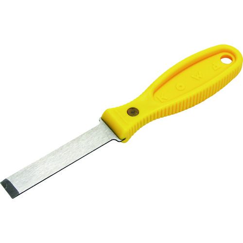 特長:●衝撃、溶剤などに強いPP樹脂ハンドルです。 用途:●タイル、壁、サッシ廻り等のコーキングはがし用。 仕様:●全長(mm)：195●刃幅(mm)：15 仕様2:●スリムスクレーパー 材質／仕上:●刃:ハイカーボンスチール●ハンドル:ポリプロピレン(PP)特長:●衝撃、溶剤などに強いPP樹脂ハンドルです。 用途:●タイル、壁、サッシ廻り等のコーキングはがし用。 仕様:●全長(mm)：195●刃幅(mm)：15 仕様2:●スリムスクレーパー 材質／仕上:●刃:ハイカーボンスチール●ハンドル:ポリプロピレン(PP)