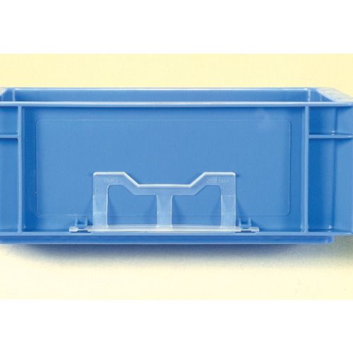 サンコー　コンテナ用カード差し　800311　21型（ワンタッチ式）透明　1個 (SKCA21TM)