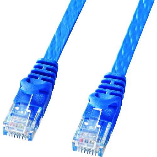 【期間限定!対象商品P2〜20倍】 SANWA　カテゴリ6フラットLANケーブル　1本 (LAFL602BL)