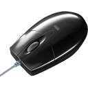 SANWA 有線ブルーLEDマウス(USB-PS/2変換アダプタ付き) 1個 (MABL3UPBKN)