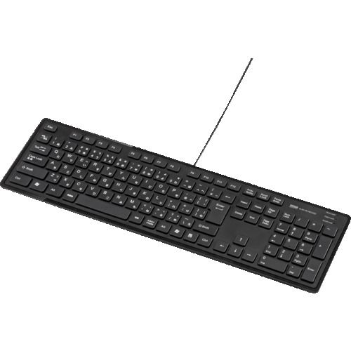 SANWA　スリムキーボード（ブラック）　1個 (SKBSL16BK)