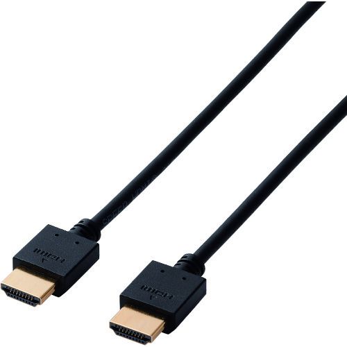 ELECOM イーサネット対応HIGHSPEED HDMIケーブル 1本 (DHHD14EA10BK)
