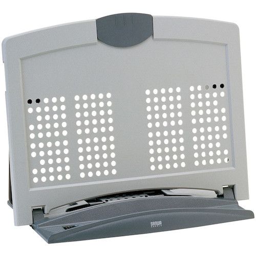 特長:●ノートPCスタンドとしても使用できます。●角度は6段階で調節が可能です。●(30°〜75°)●A4用紙は20枚まで挟むことができます。●縦型の用紙に対応する為に上部へ伸ばすことができます。●上部のクリップははずして左右へ取付けること...