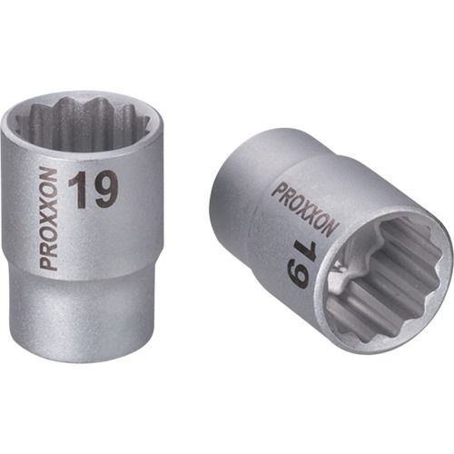 【期間限定!対象商品P2〜20倍】 PROXXON　XZNトリプルスクエアソケット1／2”（12角タイプ）　19mm　1個 (83312)