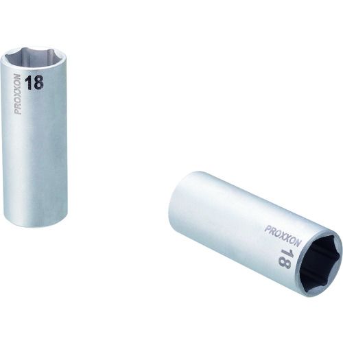 PROXXON ディープソケット3／8”（6角タイプ） 18mm 1個 (83546)