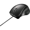 BUFFALO 有線レーザー式マウス 静音/5ボタン ブラック 1個 (BSMLU300BK)