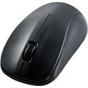 ELECOM マウス Bluetooth IR LED 3ボタン Mサイズ 抗菌 静音 ブラック 1個 (MBY11BRSKBK)