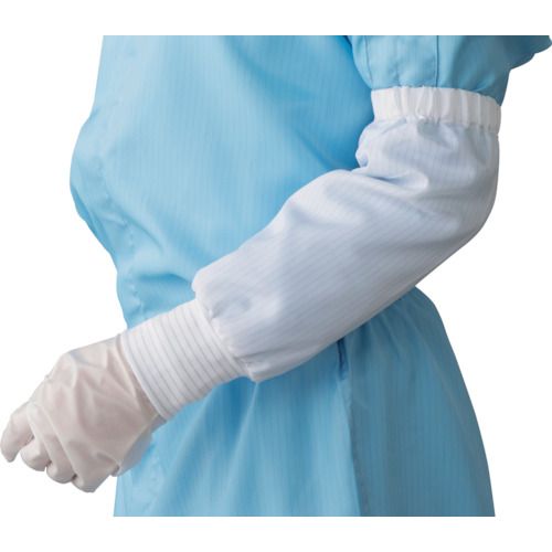 特長:●袖口に防塵ストレッチ素材を使用しているスリムタイプのアームカバーです。 仕様:●色：ホワイト●サイズ：L●全長(cm)：36 仕様2:●袖口にストレッチ素材使用特長:●袖口に防塵ストレッチ素材を使用しているスリムタイプのアームカバー...