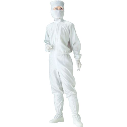 GOLDWIN クリーンスーツ フロントファスナーワンピース PP1830 ホワイト 3L 1着 (PP1830W3L)