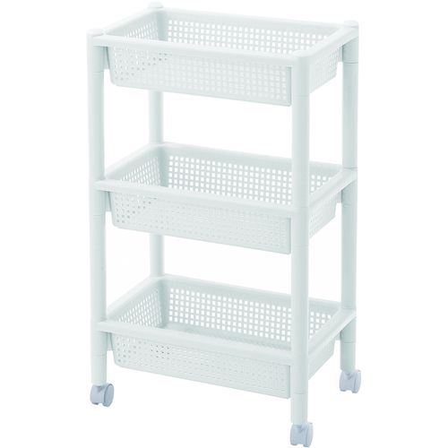 不動技研 システムバスケット SB-3S W F2454 1台 (016498)