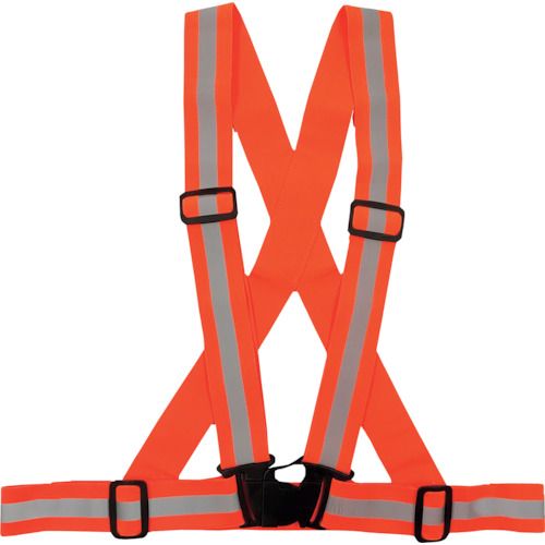 ミズケイ　伸縮タスキ型ベスト　オレンジ　1枚 (5941192)