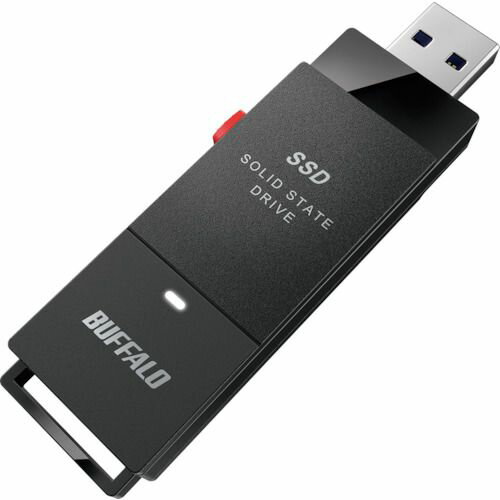 【期間限定!対象商品P2〜20倍】 BUFFALO　USB3．2（Gen1）　ポータブルSSD　250GB　スティック型　1個 (SSDPUT250U3BKC)