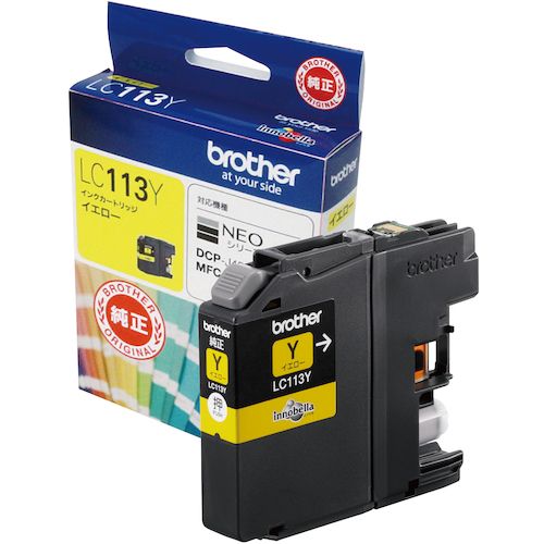 【SS限定 38万商品以上10%OFF】 brother　インクカートリッジ　LC113Y　イエロー　1個 (LC113Y)