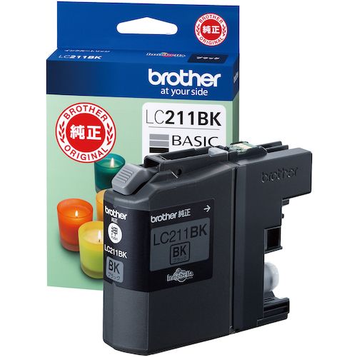【SS限定 38万商品以上10%OFF】 brother　インクカートリッジ　LC211BK　ブラック　1個 (LC211BK)