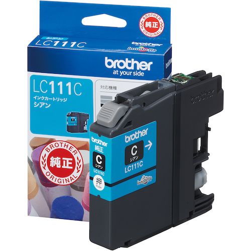 【SS限定 38万商品以上10%OFF】 brother　インクカートリッジ　LC111C　シアン　1個 (LC111C)