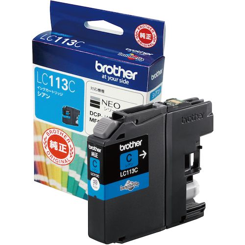 【SS限定 38万商品以上10%OFF】 brother　インクカートリッジ　LC113C　シアン　1個 (LC113C)
