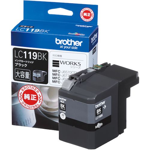 【SS限定 38万商品以上10%OFF】 brother　インクカートリッジ　LC119BK　ブラック　1個 (LC119BK)
