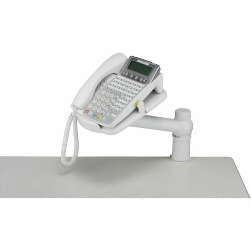 BUFFALO　テレホンスタンド　卓上用　アームタイプ　ホワイト　1個 (BSTS01)