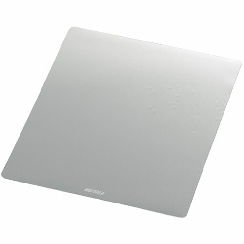 BUFFALO　マウスパッド　メタル調　シルバー　1個 (BSPD10SV)