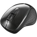 BUFFALO 5ボタン Bluetooth5.0 BlueLED マウス ブラック 1個 (BSMBB300BK)