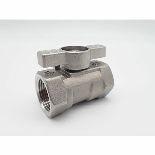 大和バルブ　ボールバルブ　25A（600型、レデューストボア、ステンレス、T形ハンドル）　1個 (VU3T25A)