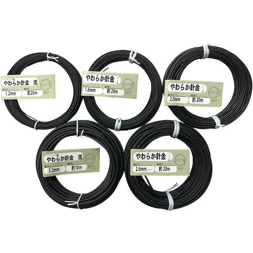 【SS限定 38万商品以上10%OFF】 DAIDОHANT　やわらか針金（バインド線）黒（外径）...