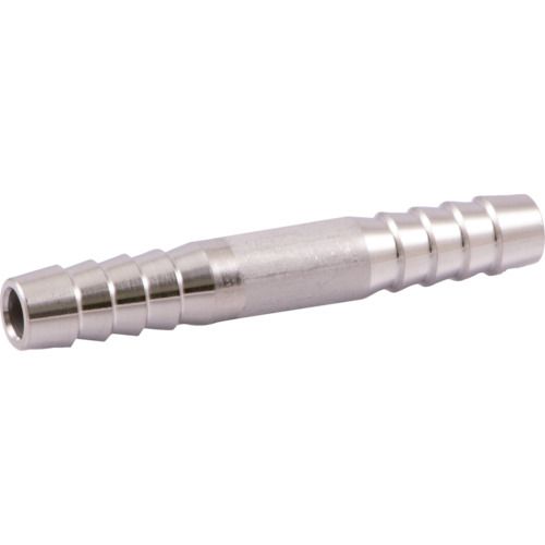 特長:●両口タイプのホースニップルです。 仕様:●最高使用圧力(MPa)：3.45以下●接続口径(タケノコ外径)(mm)：6●タイプ：ホース接手●使用温度(℃)：-50〜150●使用流体：材質に悪影響を及ぼさない流体●使用圧力(MPa)：3...