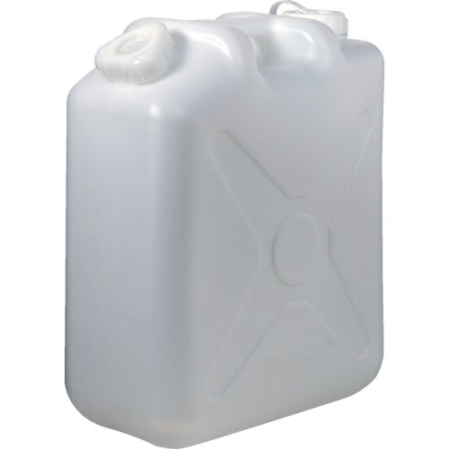 【SS限定 38万商品以上10%OFF】 TRUSCO　おにぎりキャップポリタンク（扁平缶）　ノズル無　20L　1個 (T0207U)