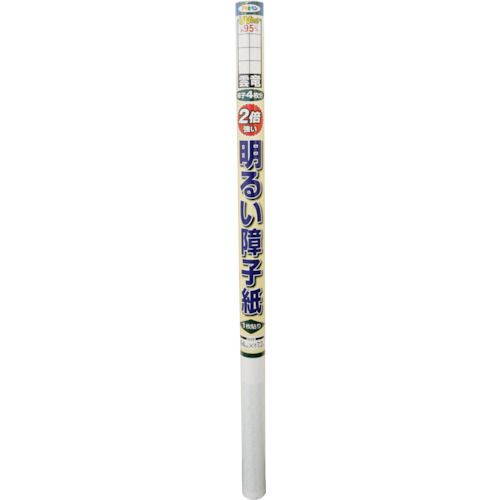 特長:●障子紙のJIS規格破裂強さの下限値に比べて、約2倍の強さです。●室内が明るく感じられます。●UVカット加工により、紫外線を約95％カットしますので、室内の色あせ・変色を防止する効果があります。 用途:●障子貼り用 仕様:●容量(g)：450●施工面積：94CM×7.2M●摘要：UVをカットして室内の色あせ、変色を防ぐ 仕様2:●紫外線カット加工、蛍光剤配合 材質／仕上:●パルプ80％、ポリエスエル17％、ビニロンバインダー3％、紫外線カット加工、蛍光剤配合 注意:●本品は使用説明どおりに貼りますと、紙の滑らかな面（柄物は柄のある面）が部屋の内側になるように巻いています。●紙の滑らかな面（柄物は柄のある面）は、部屋の内側、外側どちらでもご使用いただけます。●貼り終わった後、タルミが著しい時は、必ずのりがよく乾いてから、障子紙全体に水をうすく均等に霧吹きしてください。●障子枠は、木の種類や使用期間によってのりをつけるとアクがでることがあります。●この場合、障子枠を水でよく洗い〈ワンタッチヤニアク止め障子のり〉や〈プロ用障子のり〉をご使用ください。特長:●障子紙のJIS規格破裂強さの下限値に比べて、約2倍の強さです。●室内が明るく感じられます。●UVカット加工により、紫外線を約95％カットしますので、室内の色あせ・変色を防止する効果があります。 用途:●障子貼り用 仕様:●容量(g)：450●施工面積：94CM×7.2M●摘要：UVをカットして室内の色あせ、変色を防ぐ 仕様2:●紫外線カット加工、蛍光剤配合 材質／仕上:●パルプ80％、ポリエスエル17％、ビニロンバインダー3％、紫外線カット加工、蛍光剤配合 注意:●本品は使用説明どおりに貼りますと、紙の滑らかな面（柄物は柄のある面）が部屋の内側になるように巻いています。●紙の滑らかな面（柄物は柄のある面）は、部屋の内側、外側どちらでもご使用いただけます。●貼り終わった後、タルミが著しい時は、必ずのりがよく乾いてから、障子紙全体に水をうすく均等に霧吹きしてください。●障子枠は、木の種類や使用期間によってのりをつけるとアクがでることがあります。●この場合、障子枠を水でよく洗い〈ワンタッチヤニアク止め障子のり〉や〈プロ用障子のり〉をご使用ください。