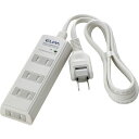 ELPA 耐雷 コード付タップ4P3m 白 1袋 (WBT4030SBNW)