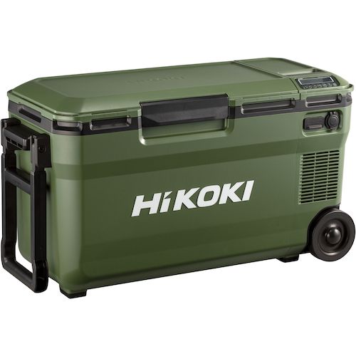 HiKOKI　18V−14．4V　コードレス冷温庫　超大容量サイズ36L　フォレストグリーン　マルチボルトセット品 1台