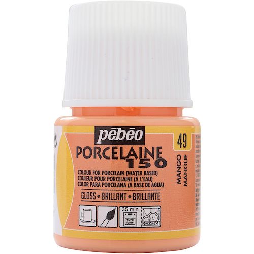 Pebeo ポーセレン 150 パステル色 マンゴー 49 1個 (024049)
